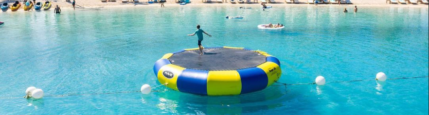 water trampoline rental in san diego
